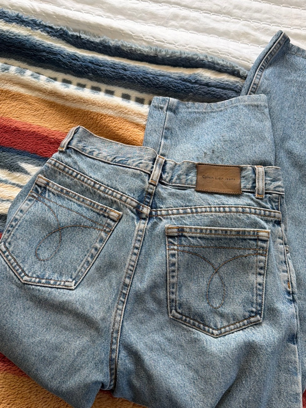 90s Calvin Klein Light Blue Relaxed women’s Jeans